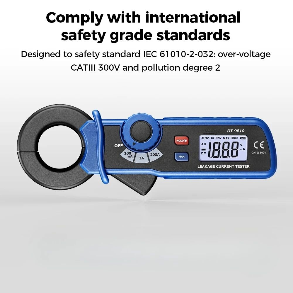 CEM DT-9810 Mini Leakage Current Clamp Meter