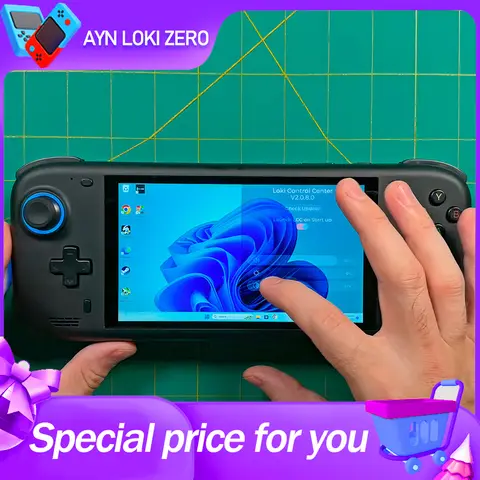 2025 New AYN Loki Zero Mini Gaming Handheld - 6 Inch 1080P Display, Windows OS, AMD 3050e with 15W Stable Overclocking Output​