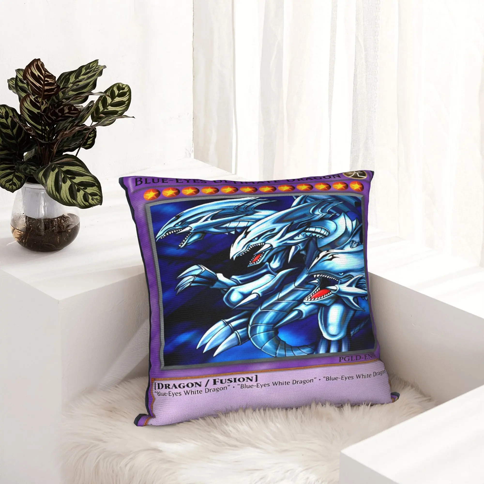 Anime Yu Gi Oh Card  Pillowcase Double-sided Printing Cushion Cover Decorative  Throw Pillow Case Cover Home Zippered 45X45cm