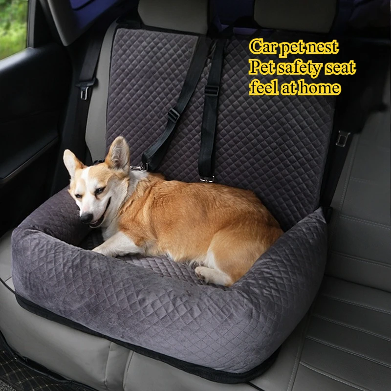 

Car Mounted Pet Dog Nest Seat Dog Outdoor Travel Sofa Bed Portable Home and Car Dual-use Mat