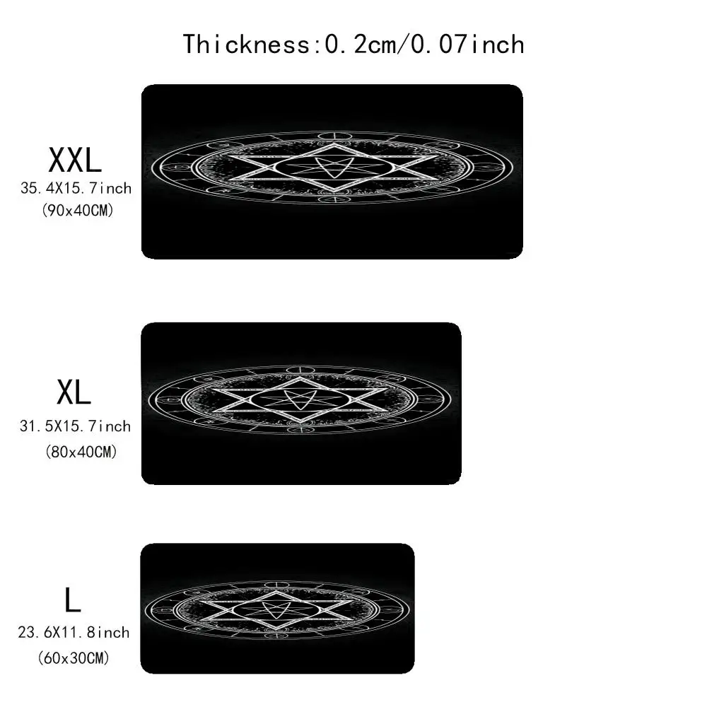 

Mouse Pad Large Gaming Mouse Pad Keyboard Gamer Rubber Anti-wrinkle Non-slip Bottom Desk Mat