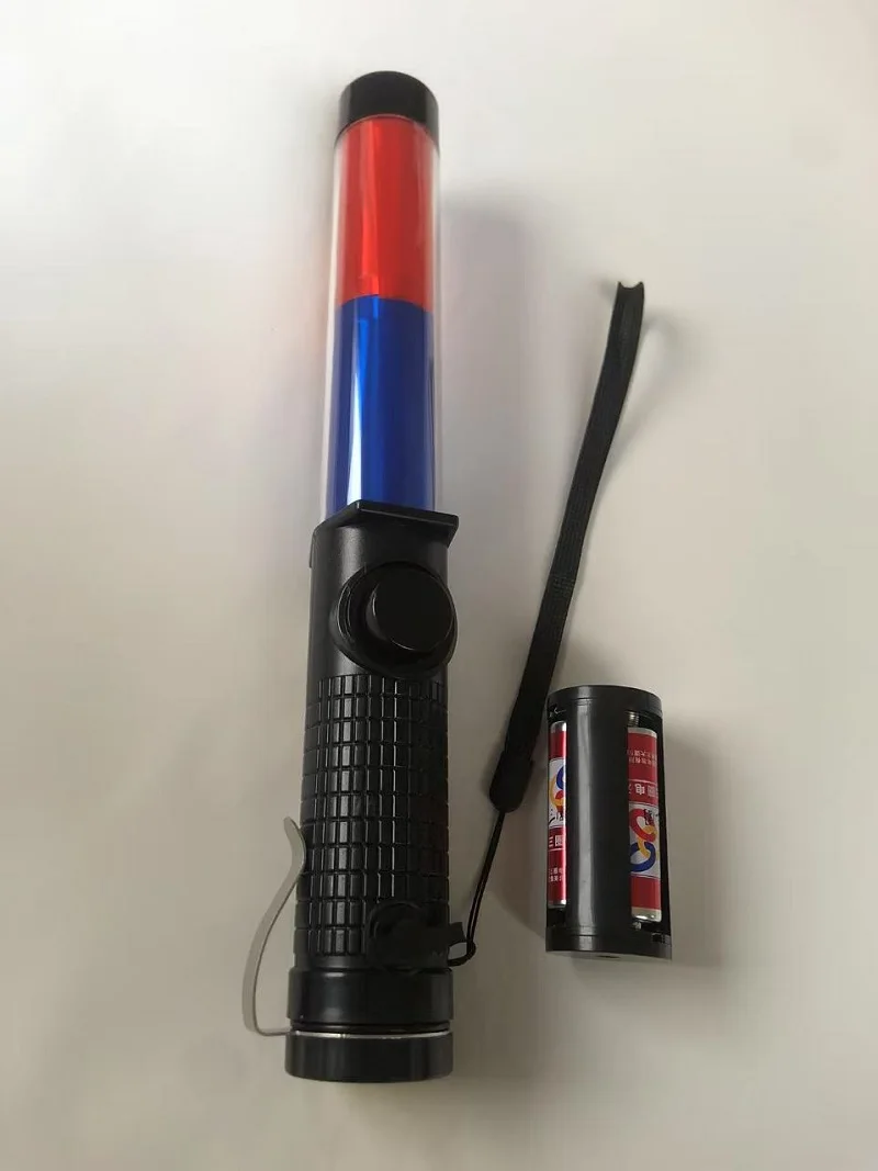30cm Emergency Rescue Multi-function LED Traffic Rod Flashing Warning Safety Light Crowd Evacuation Wand