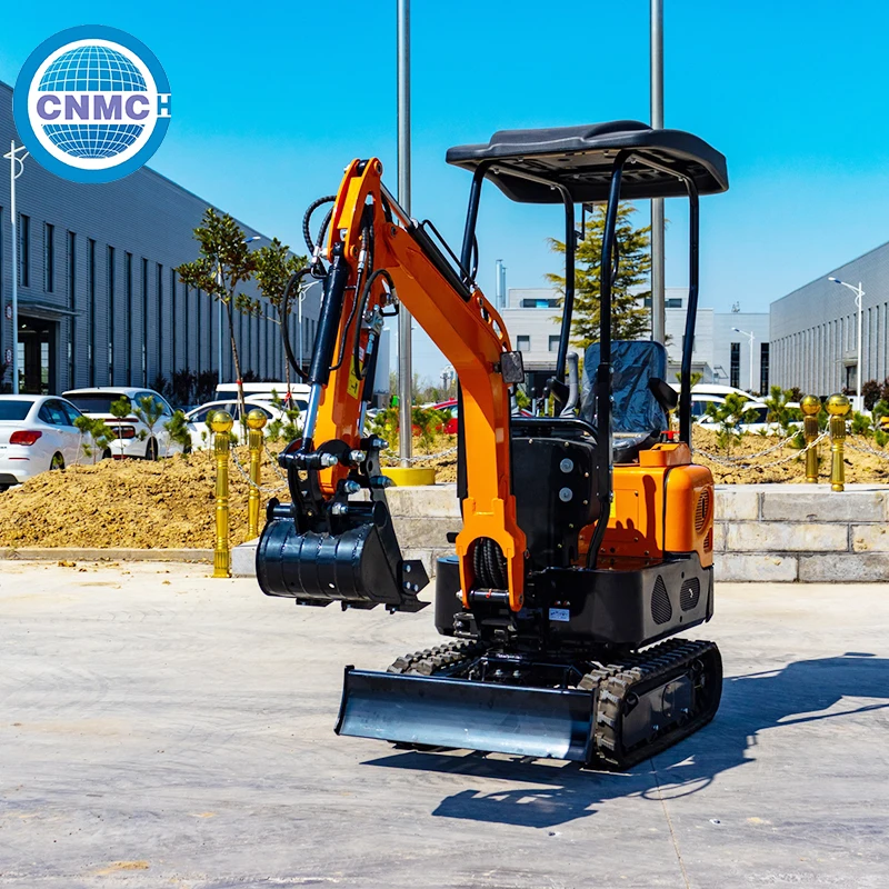 Miniescavadeira Kubota 1,5 T Fácil de operar Compacto Multifuncional Portátil Fabricado na China Crawler de jardim agrícola de alto desempenho