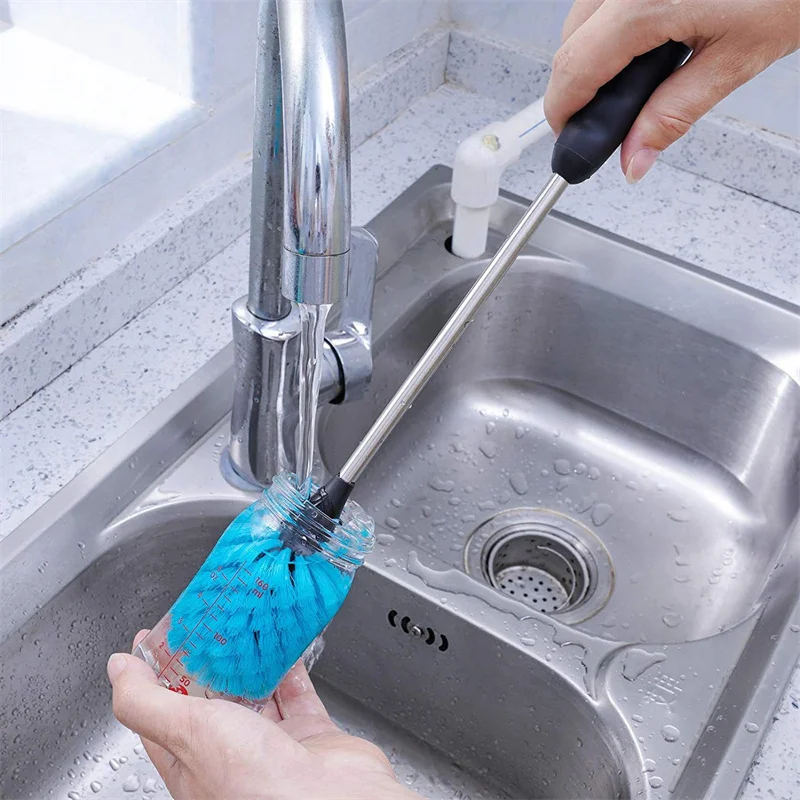 Durable Cleaning Brush, Thermos Cup Brush, Household Cleaning Tools, Dish Soap Cleaning Brush, Environmentally Friendly