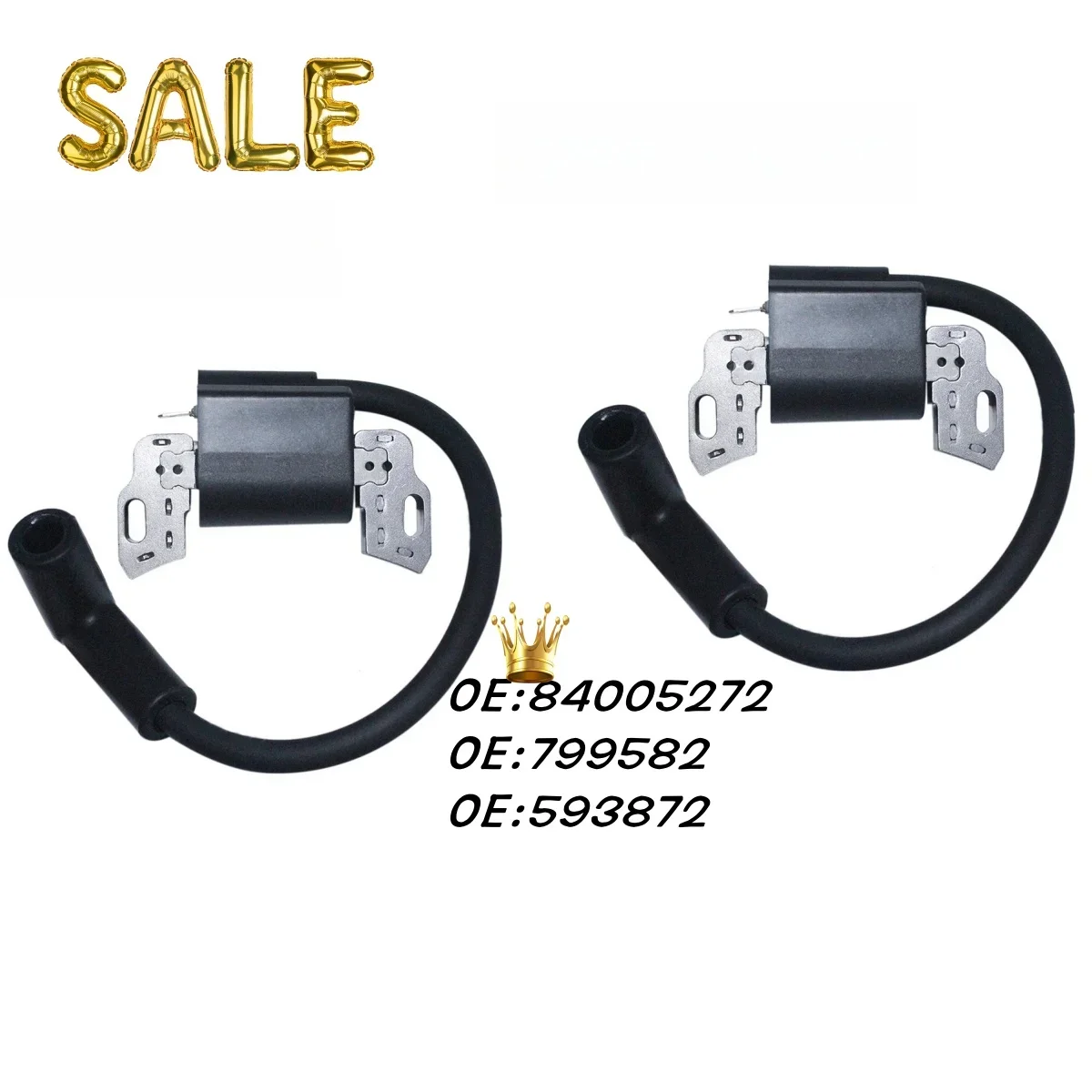 2 PCS Ignition Coil Armature-Magneto for 84005272 Engine 798534 799582 593872 593381 Cortador De Grama