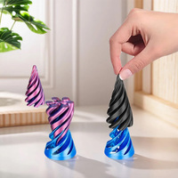 3D Printing Spiral Pyramid Creative Puzzle Ornament Three-dimensional Cone Home Decoration Party Holiday Children's Gift