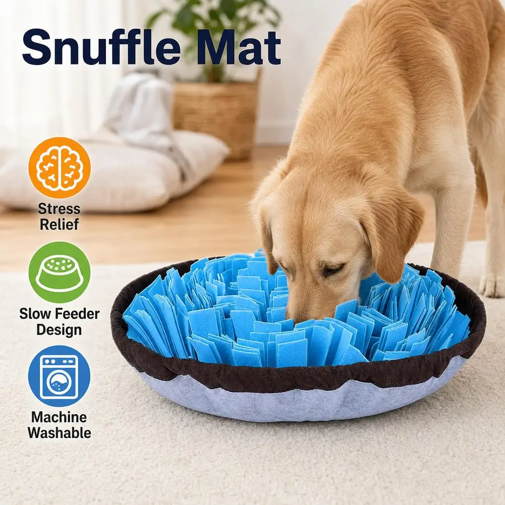 Dog Dog Snuffle Mat Interactive Feeding Puzzle Toy Machine Washable Nose Work Training Slow Feeder Mat for Pet Stress Relief - Aliexpress Deal
