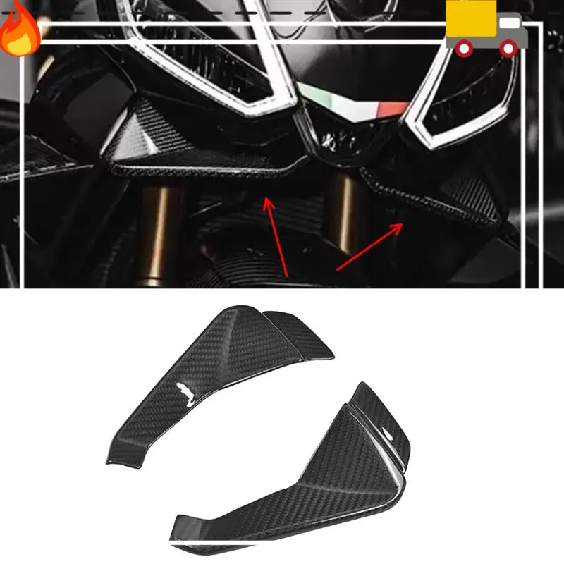 

Motorcycle Front Wind Wing Cover Air Intake Cover Foraprilia RS 660 2021-2022 Aerodynamics Fairing Winglets