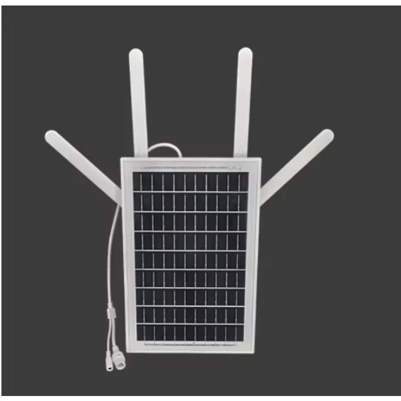 SWR1 Outdoor Solar Powered 4G WiFi Router Long Standby 300Mbps Built-in Nano SIM Antenna 60M Open Transmission Distance E871