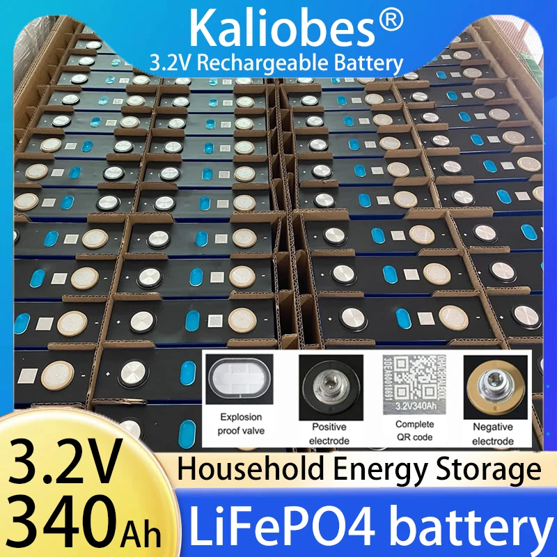 

Совершенно новая солнечная система для электромобилей класса А, 340 Ач LiFePO4, 3,2 В, подходит для аккумуляторной батареи DIY 12 В, 24 В, 48 В, без налога