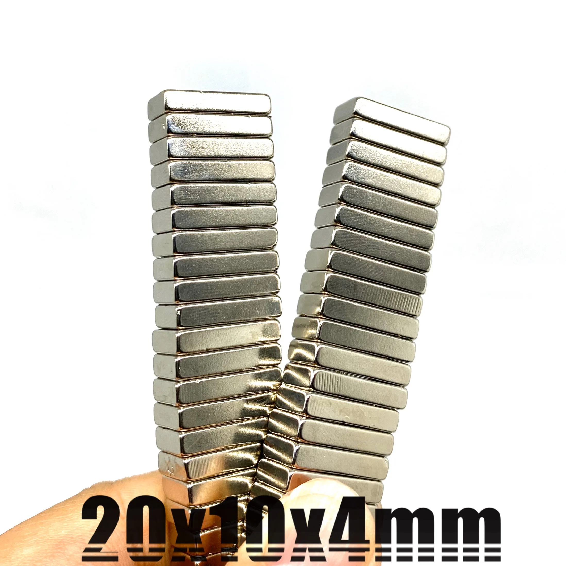 5-50 Con 20X10X4 Mm Mạnh Quadrate Nam Châm Neodymium 20Mm X 10Mm X 4 Mm NdFeB Từ 20X10X4 Mm Nam Châm Đất Hiếm 20*10*4Mm N35