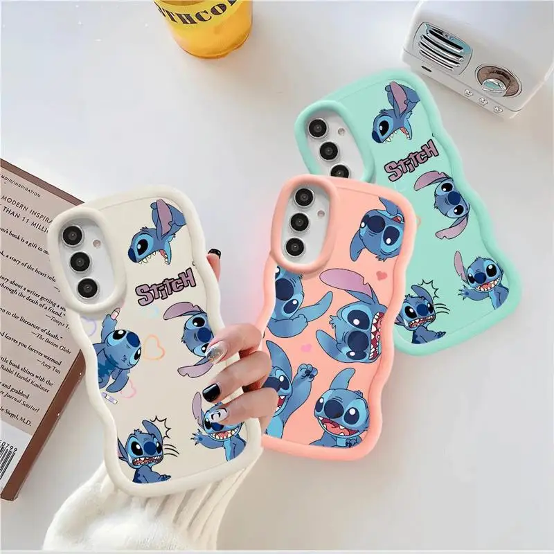 Stitch The Baby Disney Case for Samsung Galaxy A21s A51 A50 A15 A14 A13 A11 A02s A05s A04 A03 A12 A50s A20s A30 TPU Capa