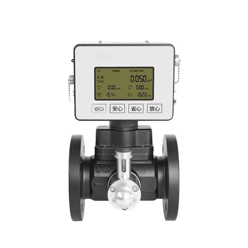 Hight Precision Gas Turbine Meter Lwq Flow Sensor Lpg Flowmeter Igtm Electronic Digital For Natural Gas