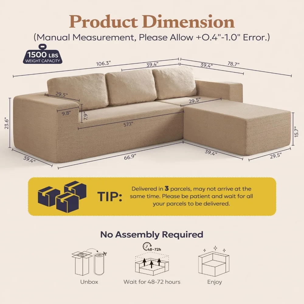 Thumbnail 2 - #44 Best Rated Modular Sectional Sofas to Buy in 2026