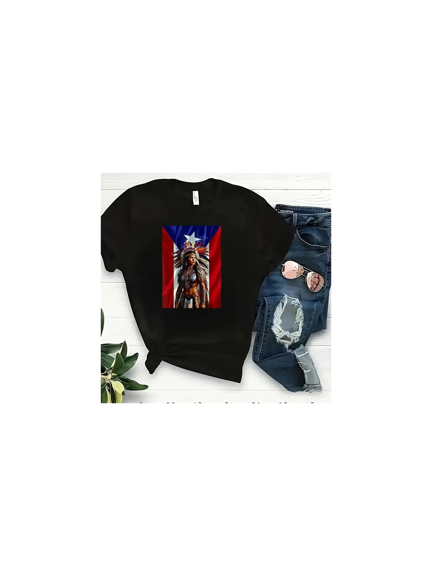 

Celebrating Hispanic Heritage Month Puerto Rican Taíno Women Suitable for T-Shirts