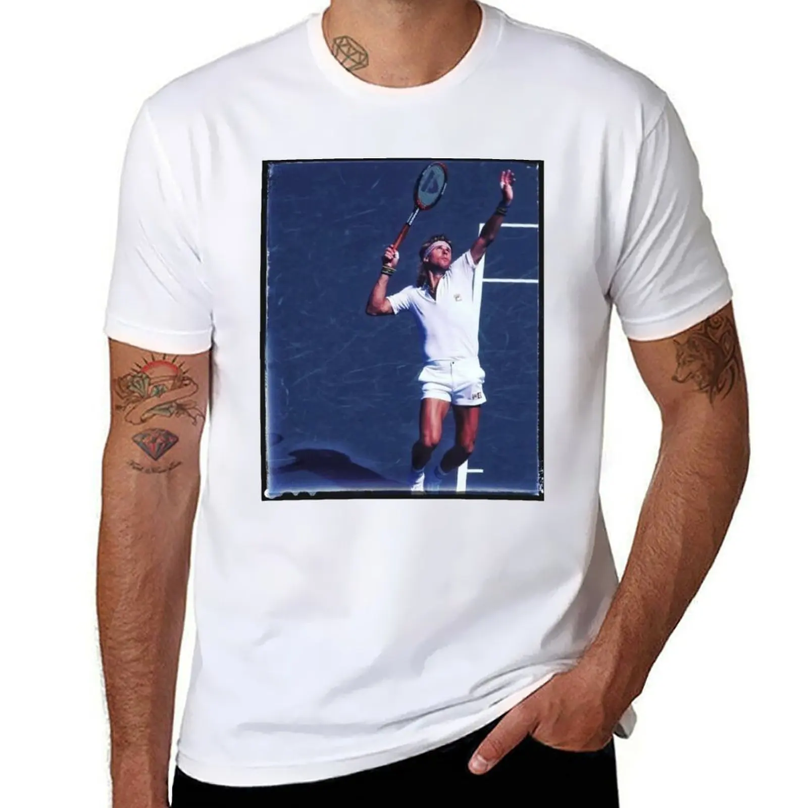 

BORG SERVE T-Shirt man t shirt heavy cotton t shirts for man pack cotton T-Shirt