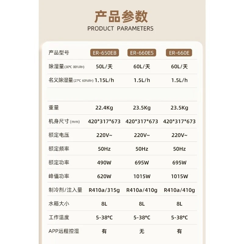 Dehumidifier, household basement villa dehumidifier, high-power industrial dehumidifier