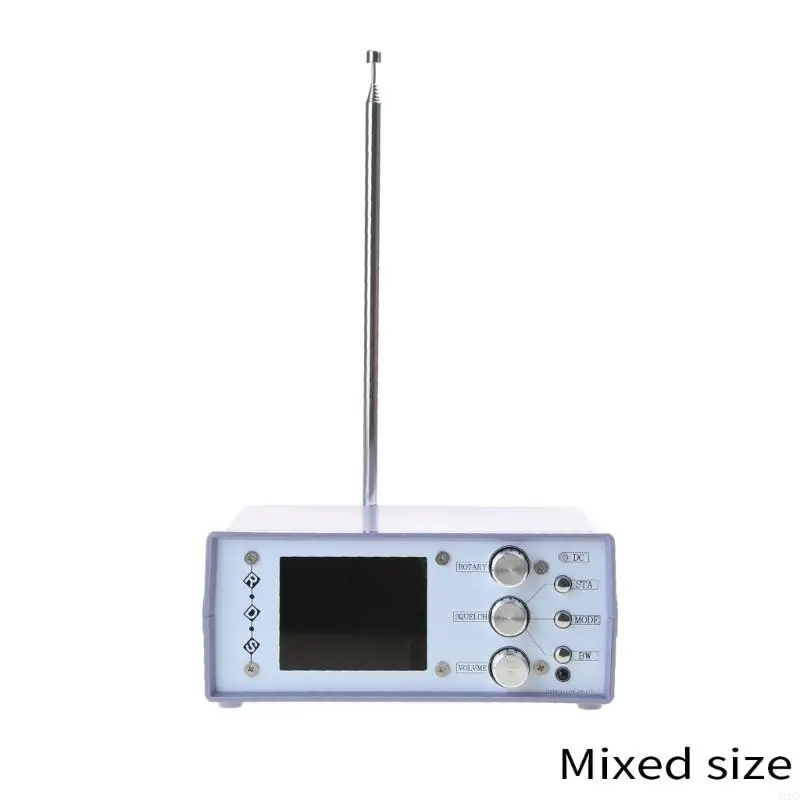 J1HD DIY Để Bàn Đài Phát Thanh Tích Hợp Ăng Ten Động Tất Cả Các Ban Nhạc Đầu Thu Vô Tuyến Độ Nhạy Cao Tần Số Rộng Tiếp Sóng