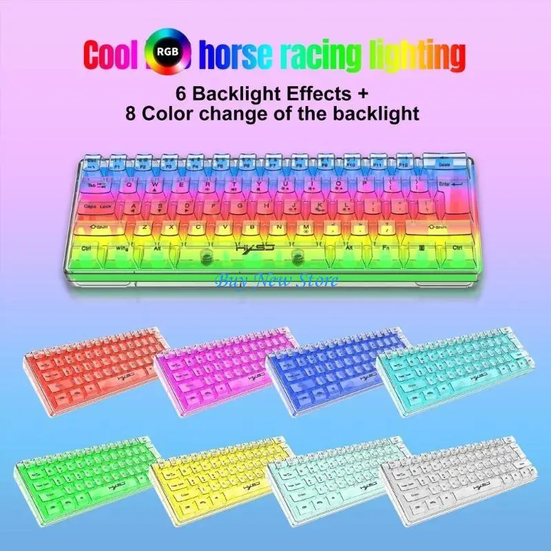 

20ce Gaming Keyboard 61Key Keyboard Ultra-Compact Mini Keyboard для ПК-геймера