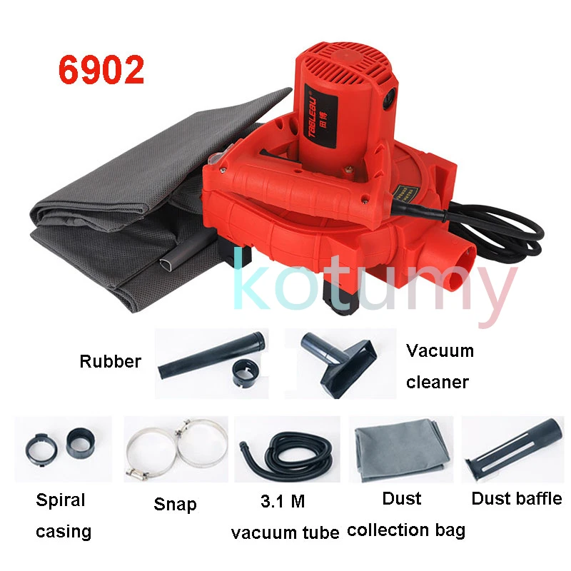 220VL1400W Electric Air Blower Computer Cleaner Suck Blow Dust Remover Woodworking Wall Planer Bag Blowing And Suction Dual-Use