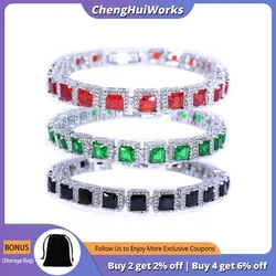 Elegant Women's Hand Bracelets Cubic Zirconia Zircon Stones Bracelet for Bride Ladies Teachers Jewelry Accessories