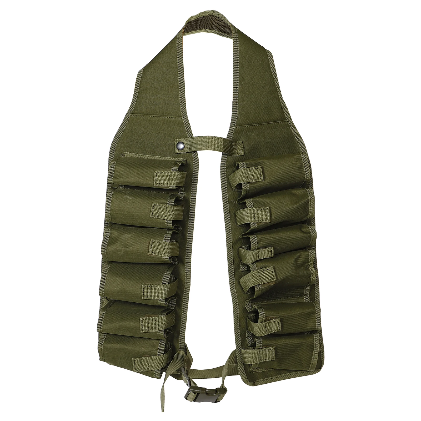 

12 Pack Beer Vest Outdoor Accessories Adjustable Beverage Belt Comfortable Drink Holder Canvas Beer Waist Pack for Camping