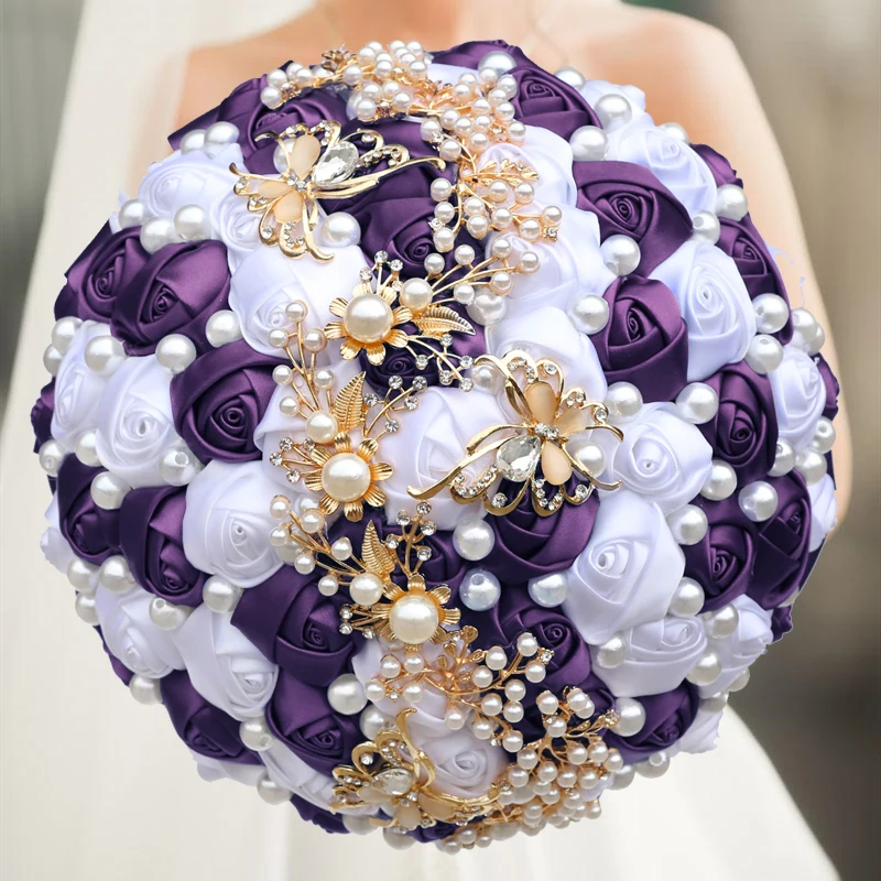 The Bride's Bouquet Church Supplies Diamond Brooch wedding Bouquet