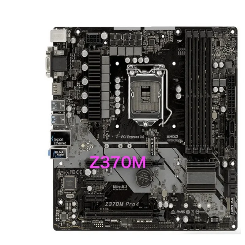 

Подходит для материнской платы Asrock Z370M Pro4, материнская плата LGA 1151, DDR4 ATX, 100% протестировано, ОК, полностью работает, бесплатная доставка