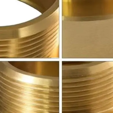 Brass Fire Hydrant Quick Connect Adapter 2-1/2 For NST to 2 NPT for Secure Non Rotating Connection to Water Hoses and Pipes