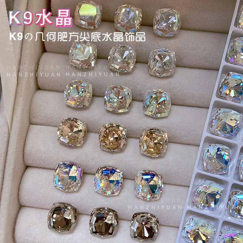 5 pezzi di strass per unghie, ciondoli in cristallo, diamanti per manicure, accessori per gioielli con diamanti a forma speciale