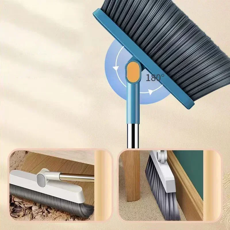 Broom Set Household Broom Broom Dustpan Set Brush Head Sweeping Individual Sweep Broom Foldable Garbage Shovel Broom