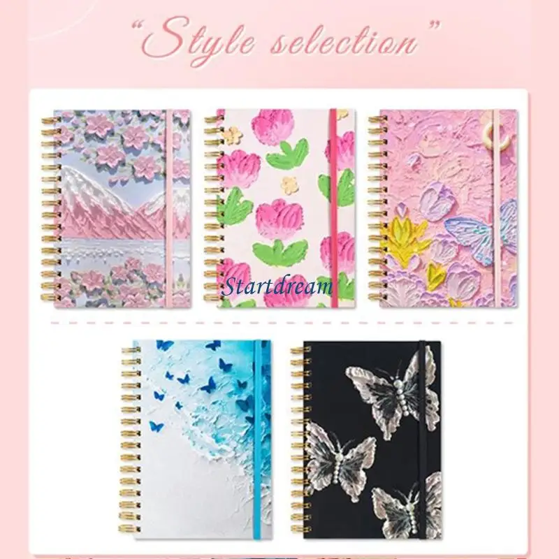 A 5 دفتر ضباط Notebook Notebook Butterfly Notebook Stationery Notepads Notepads Aesthetic Journal Notebook اللوازم المدرسية K92C