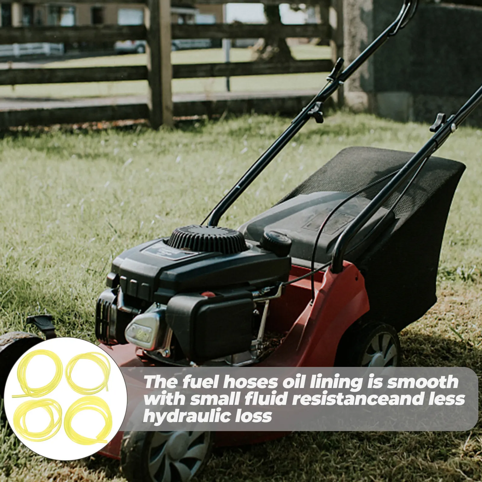 

Комплект из 4 гибких топливных шлангов для бензиновых двигателей, устойчивых к высоким температурам, для бензопил, триммеров и воздуходувок