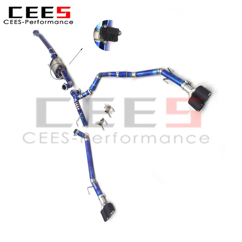 

cees for Ford F 150 3.5T (2015-2019) Electric Valves Catback Exhaust High Performance Upgrade Exhaust pipe System