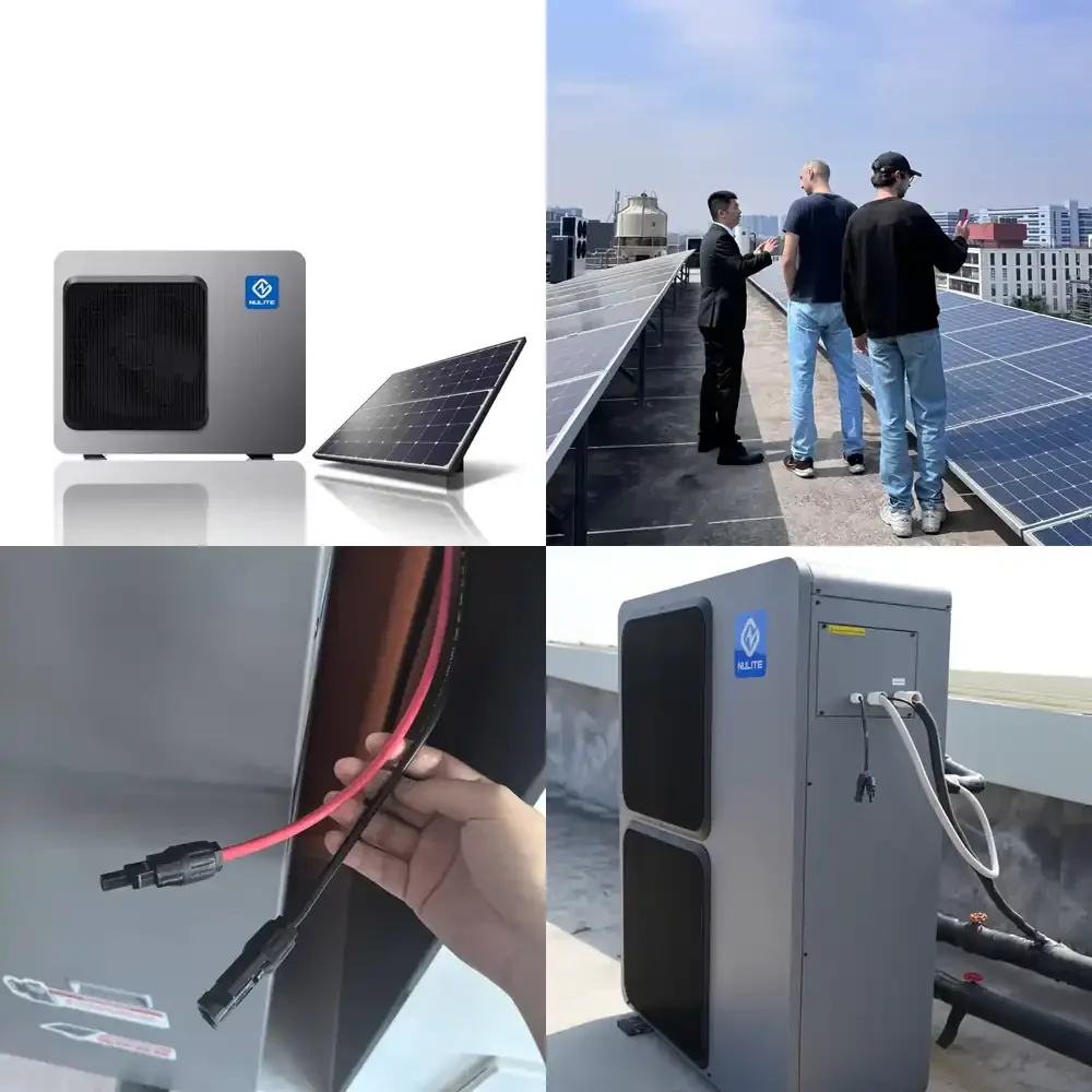 Nulite Solar PV 10KW WiFi Air Source AC R290 Single Block Dc Inverter Air to Water Heat Pump Heating Cooling Heating
