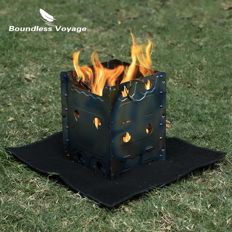 Boundless Voyage Fire Blanket for Heat Resistant Welding Blanket 1472°F Flame Retardant Carbon Felt for Grill Stove Soldering Pr