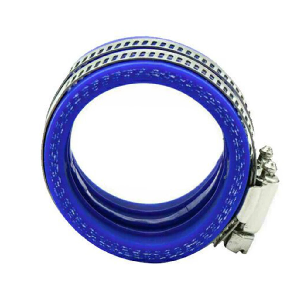 45mm Blue Rubber Motorcycle Carburetor Manifold Intake Flange Adapter Carb Manifold Boot Motorbike Carburetor Adapter Interface