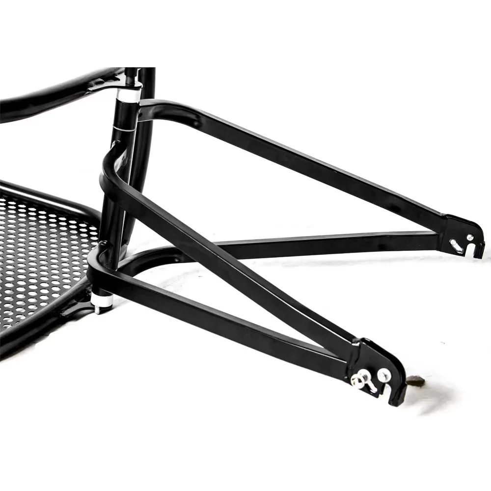 Bicycle Trailer, Mobile Cargo Carrier, Steel Frame, Maximum Load 80kg Convenient and Fast for Heavy Transportation