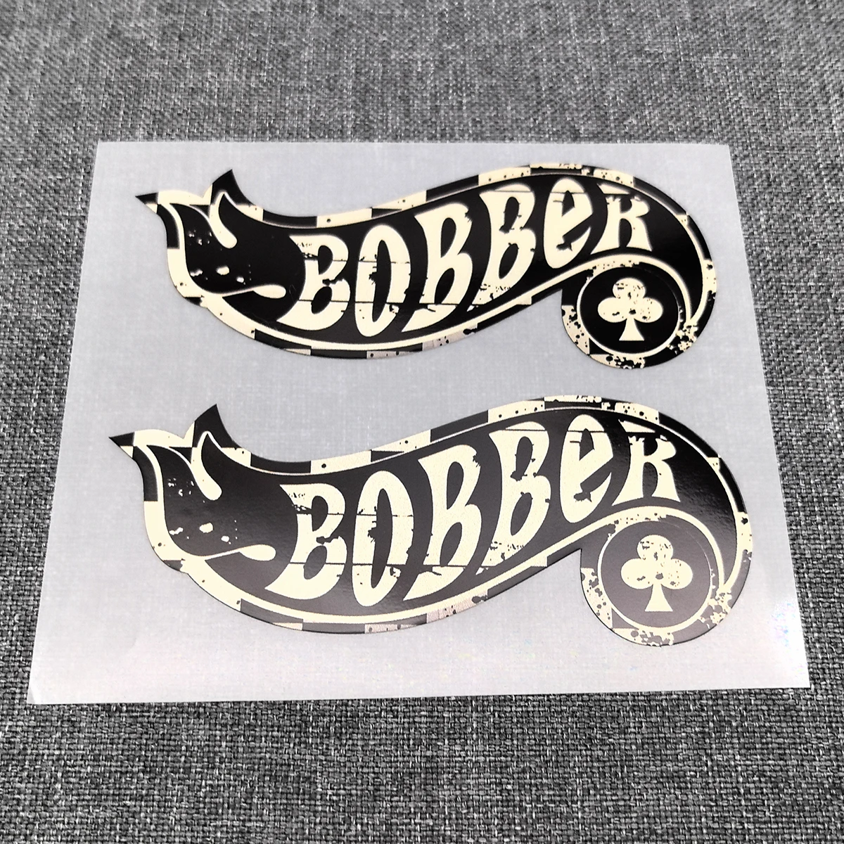 2 Stücke Biker Aufkleber Motorrad Aufkleber Bobber Old School Cafe Racer Aufkleber Motorrad Zubehör – Detail 3