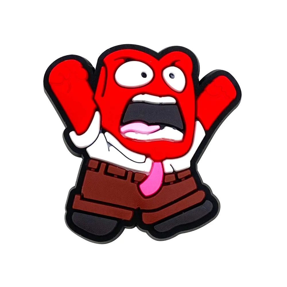 1-20 piezas Disney Inside Out zapato Charm Mix venta al por mayor sol estrella de mar decoración de PVC sandalia zapato desmontable impermeable para regalo de Navidad