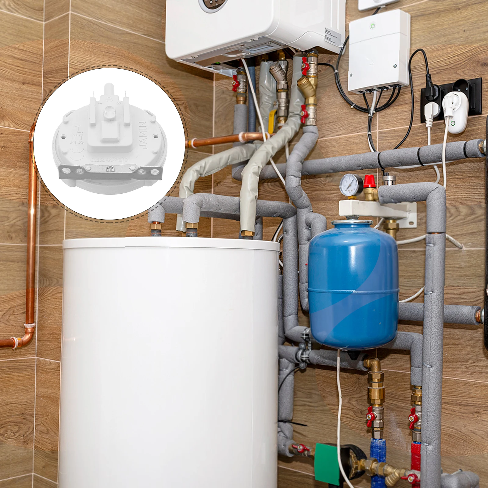 

Water Heater Accessories Air Pressure Switch for Wall Hung Boiler Natural Gas Liquefied Gas Repair Parts Mounted Supply