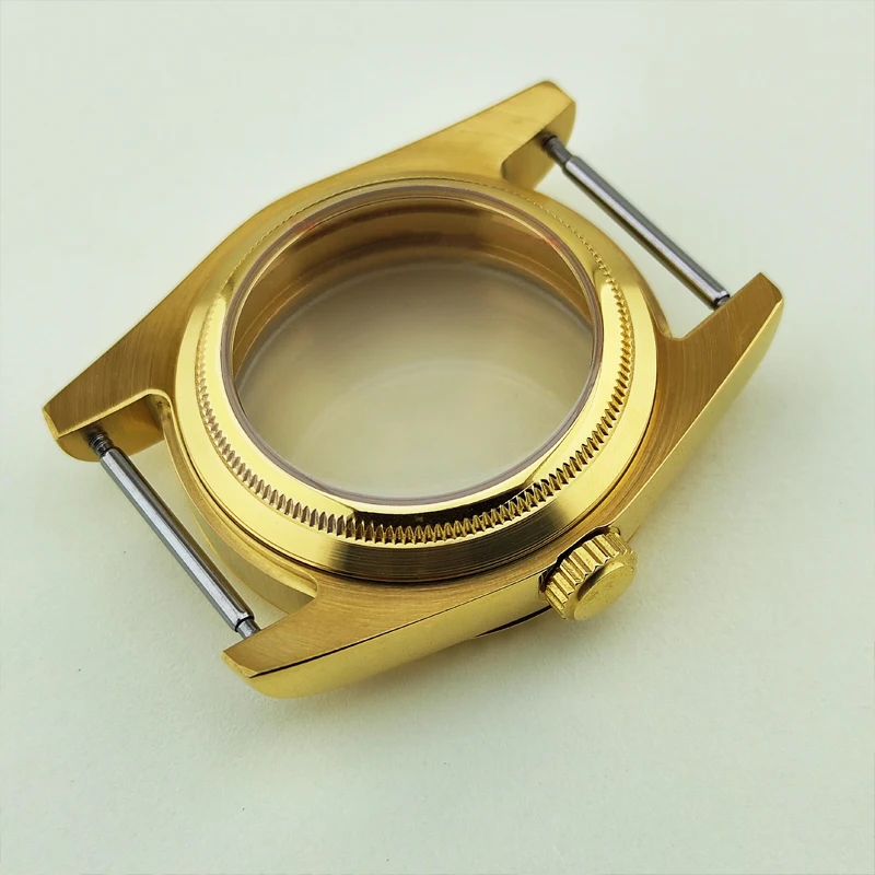 保存期間、透明下部、ピンドゴールド、ステンレス鋼、直径36mm、39mm