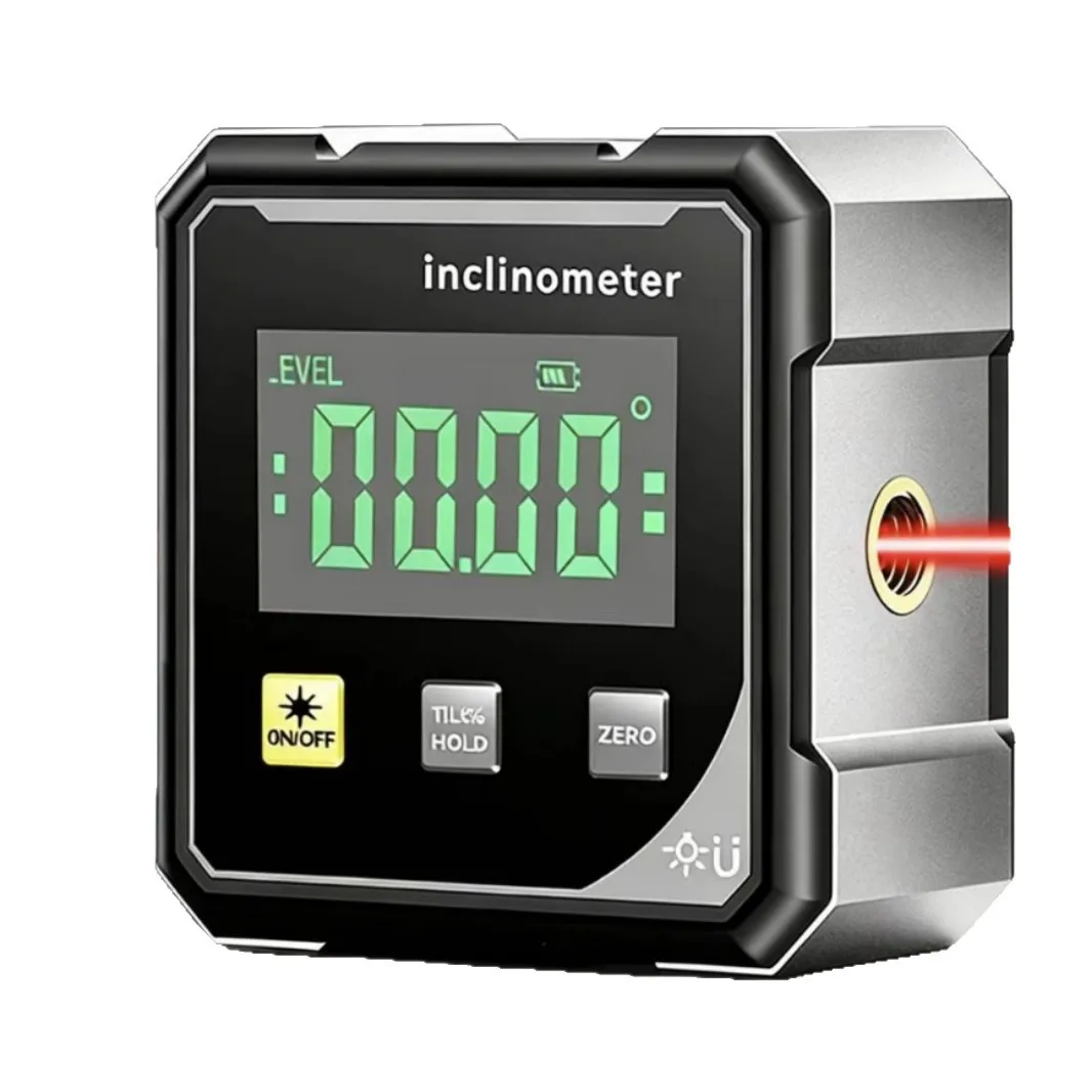 Manufacturer wholesale digital display inclinometer laser inclinometer measuring angle meter level ruler angle ruler
