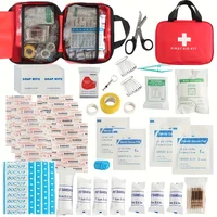 Kit de bolsa de primeros auxilios médica de emergencia portátil para el hogar, viajes al aire libre, equipo de Camping, medicina de supervivencia