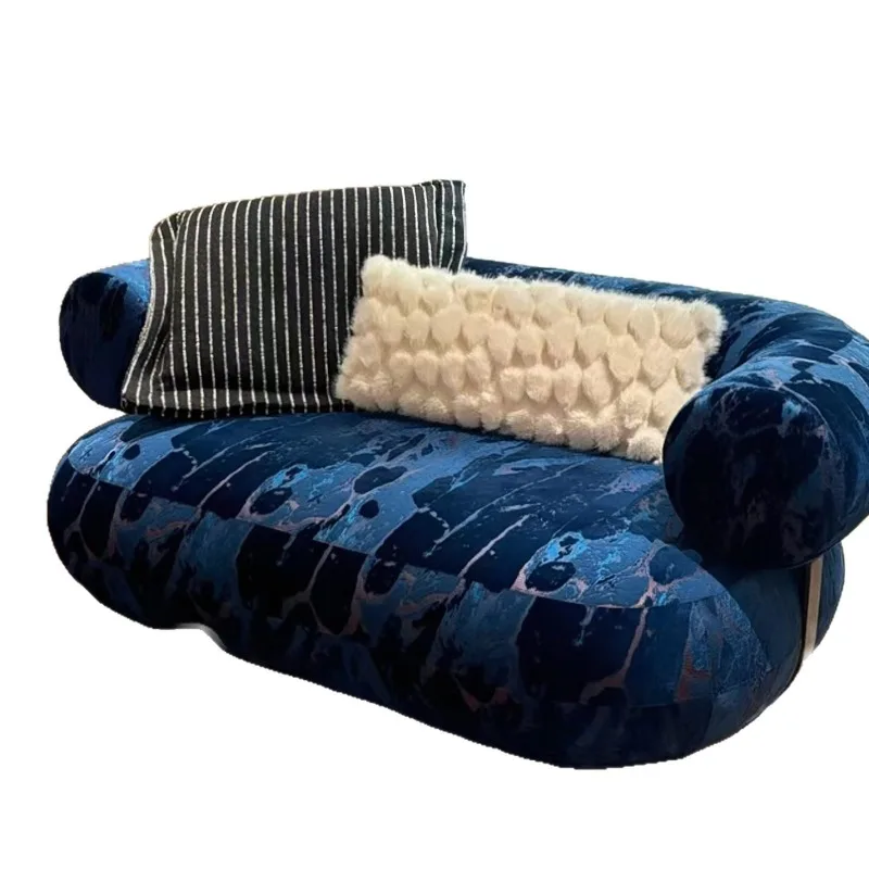Simple corner internet-famous cloud sofa, living room designer fabric sofa for various sizes