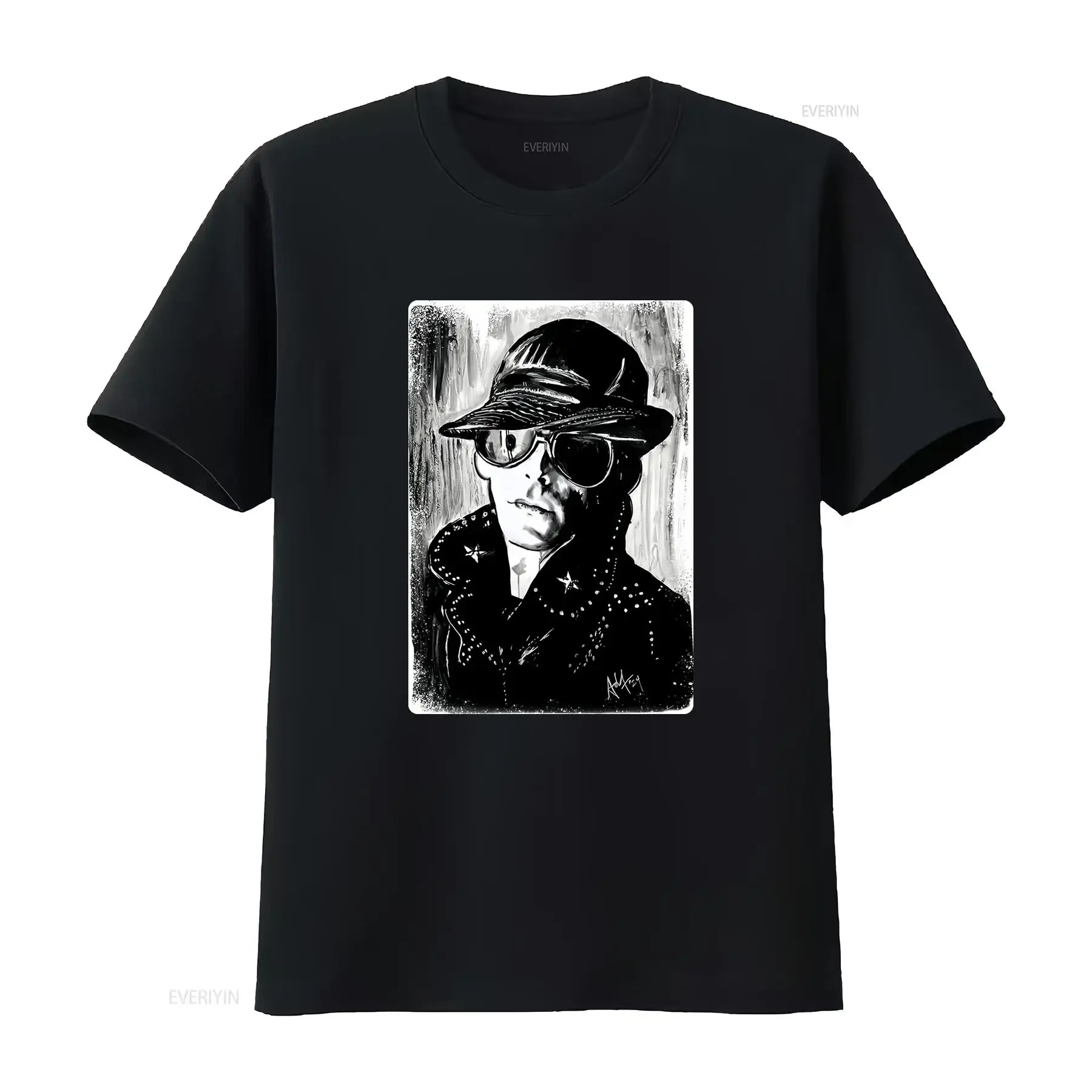 LOU REED Glam Rock T Shirt by Pop Artist Adam Turkel Punk Painting Limited Edition 70s New York Velvet Underground Art vintage