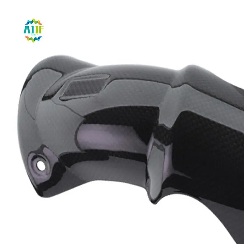 

A11F-Motorcycle Exhaust Middle Link Cover Carbon Fiber Guard Anti-Scalding Shell For BMW S1000RR R1200GS S1000R