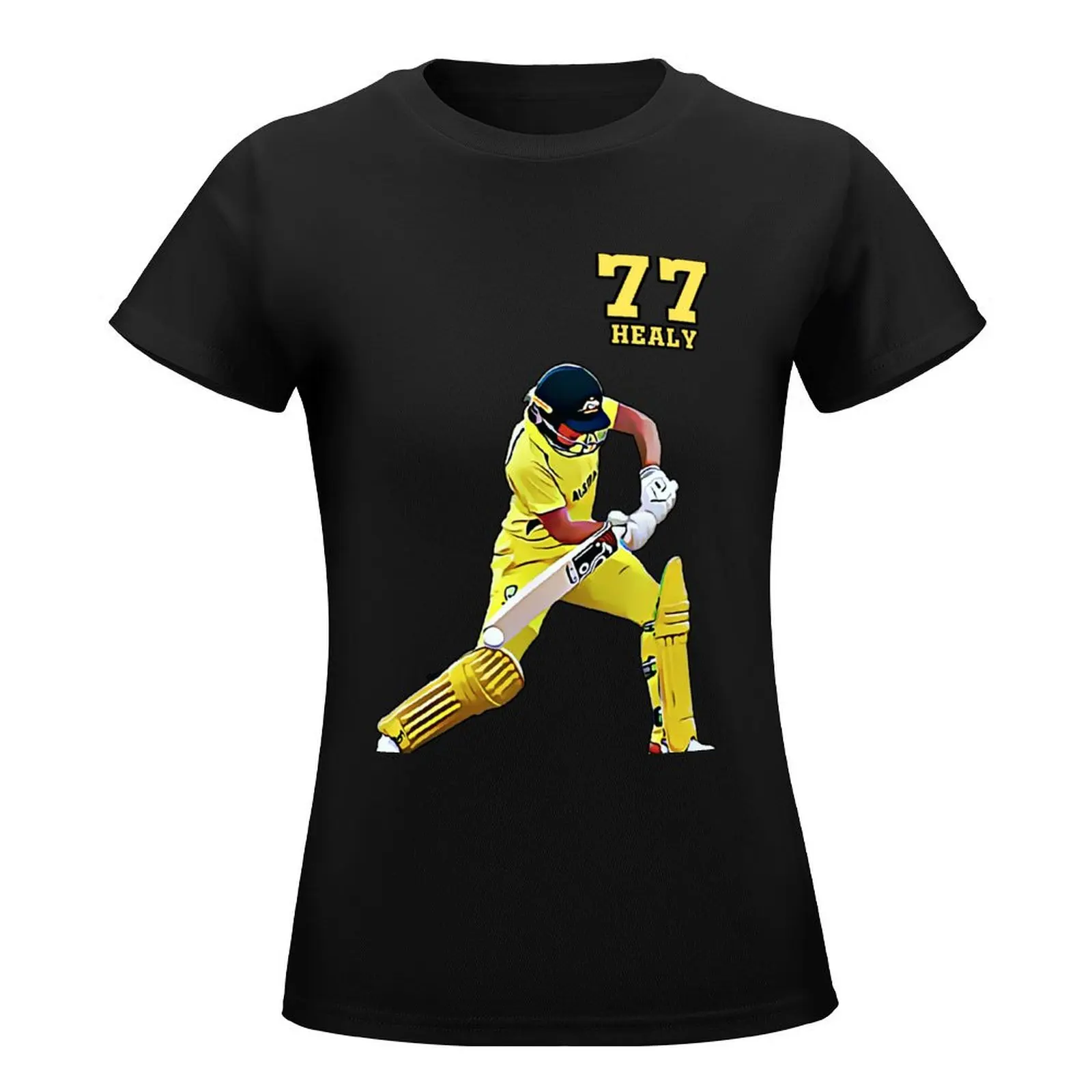 Alyssa Healy-Australian Batter-T20 Batter-Australian Women Player-Vector Art T-Shirt shirts graphic tees Woman fashion