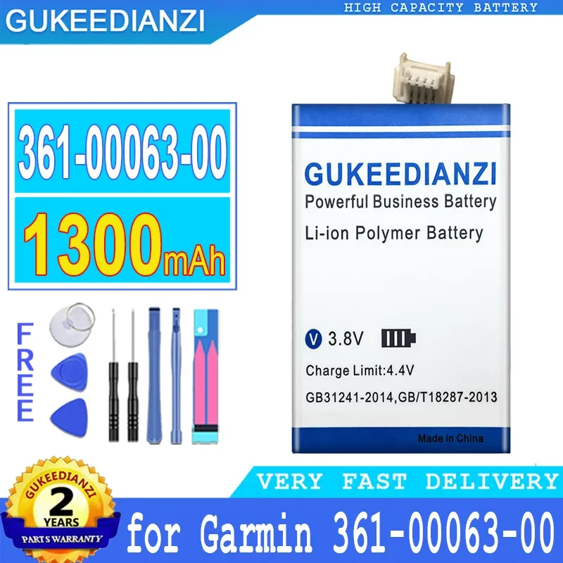 

High - Capacity 1300mAh Gps Device Accessories Battery for Garmin 361-00063-00