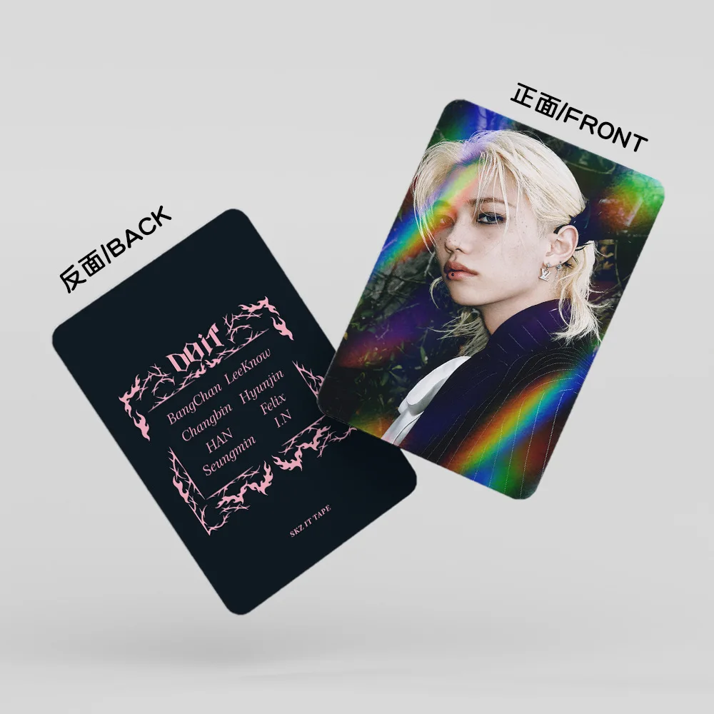 30 kart laserowych STRAYKIDS nowe, specjalne, DO IT, flash card, skzoo, gadżet z gwiazdami, fotokarta, dwustronna karta LOMO, prezent